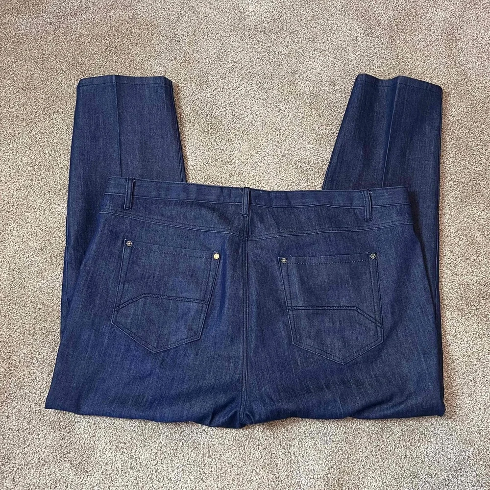 Paulo Solari Modern Fit Dark Wash‎ 46W 30L Straight leg Men's Jeans Pants